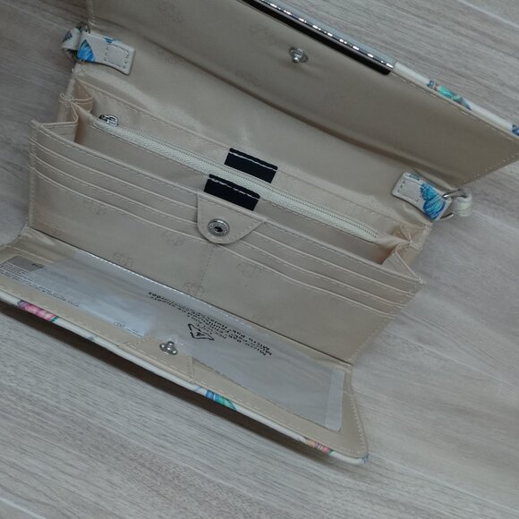 Mundi Cares Bufferfly Crossbody Purse RFID Protected/NWT - Picture 9 of 13